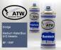 Preview: Dodge, Medium WaterBlue S/G Metallic, BF / KBF: 400ml Sprühdose + 400ml Klarlack - Set, von ATW Autoteile West.